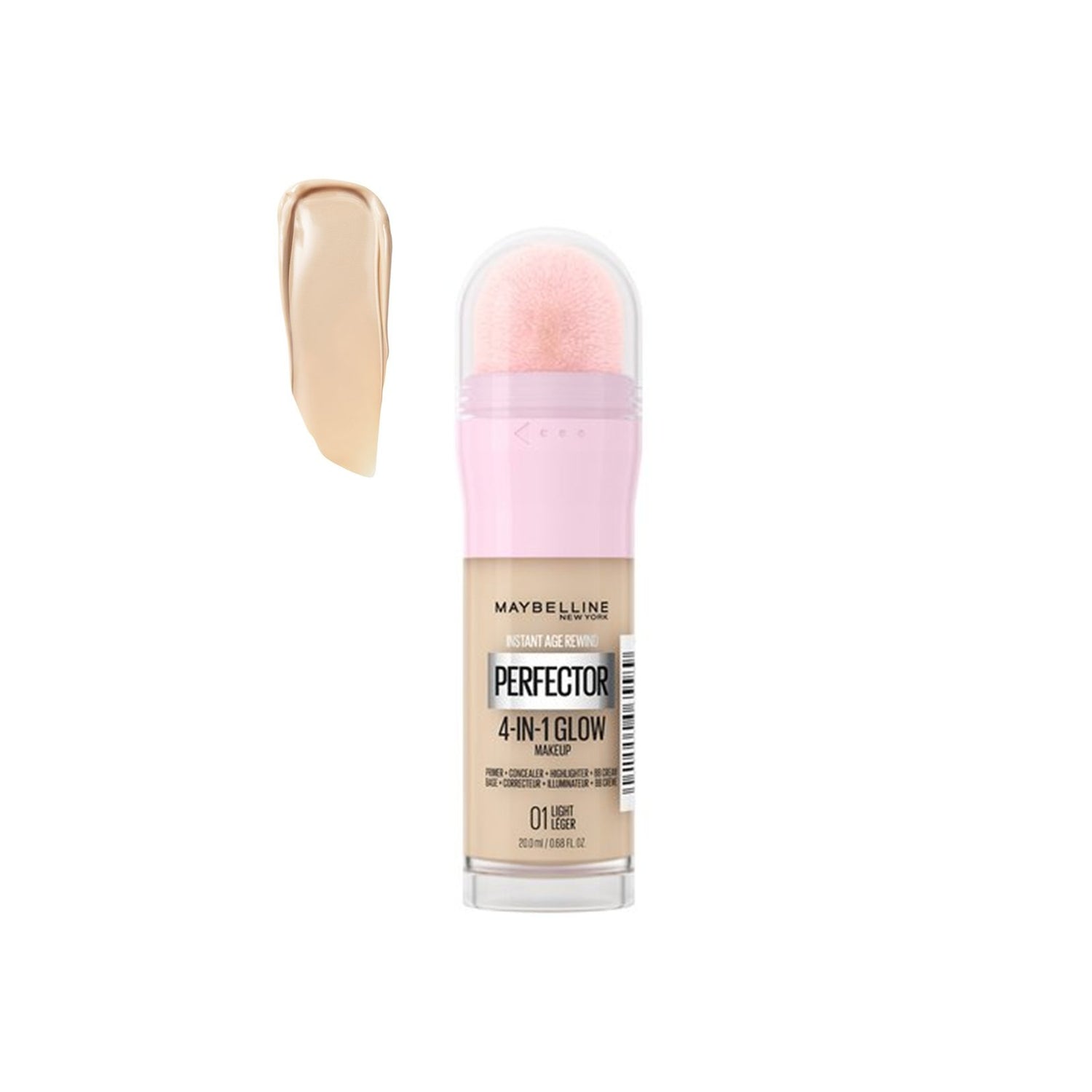 Maybelline Perfector 4-In-1 Glow Makeup 01 Light 20ml