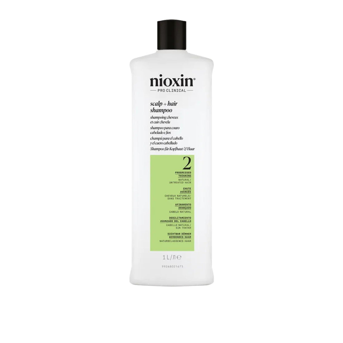 Nioxin System 2 - Shampoo - Natural Hair with Advanced Weakening 1000 ml