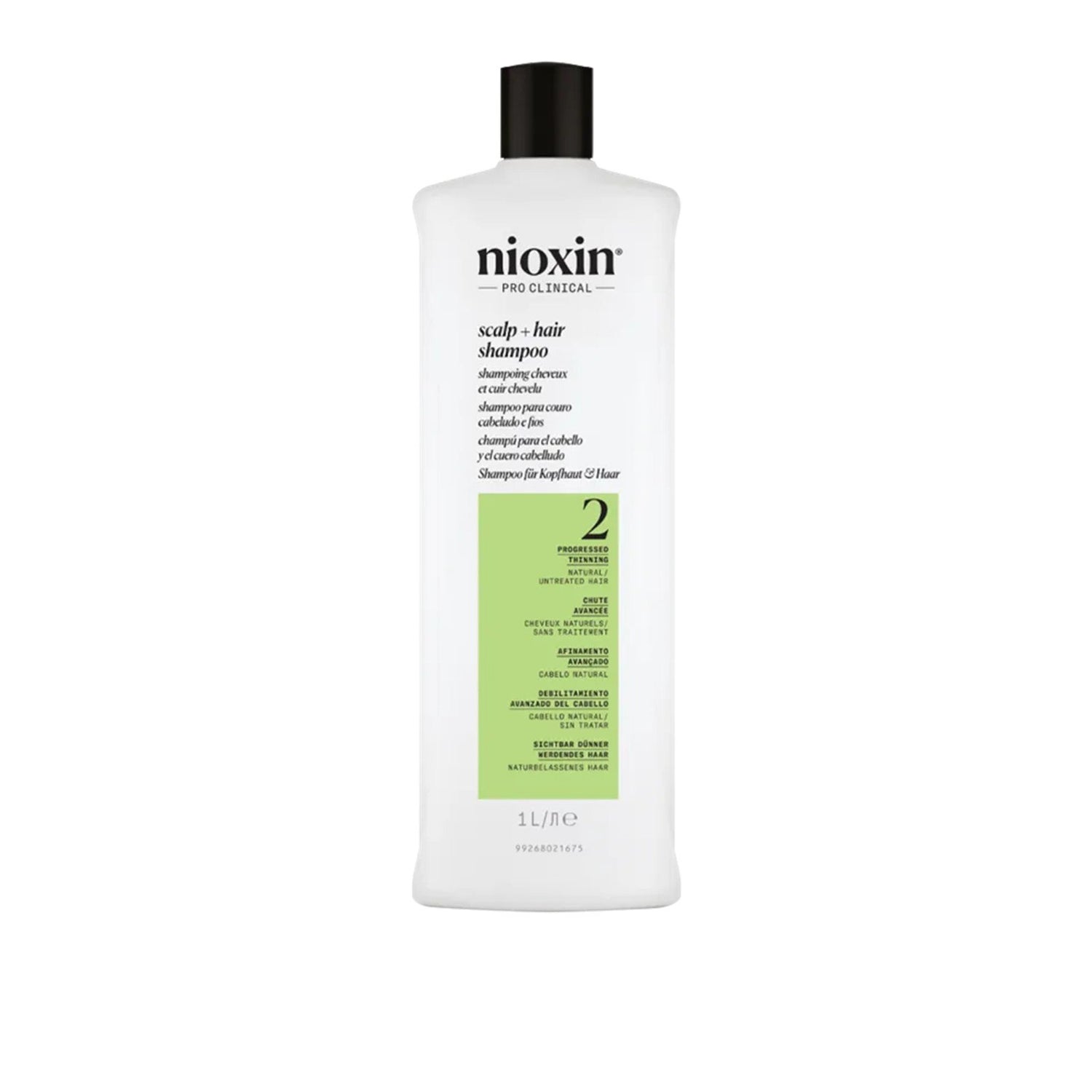 Nioxin System 2 - Shampoo - Natural Hair with Advanced Weakening 1000 ml