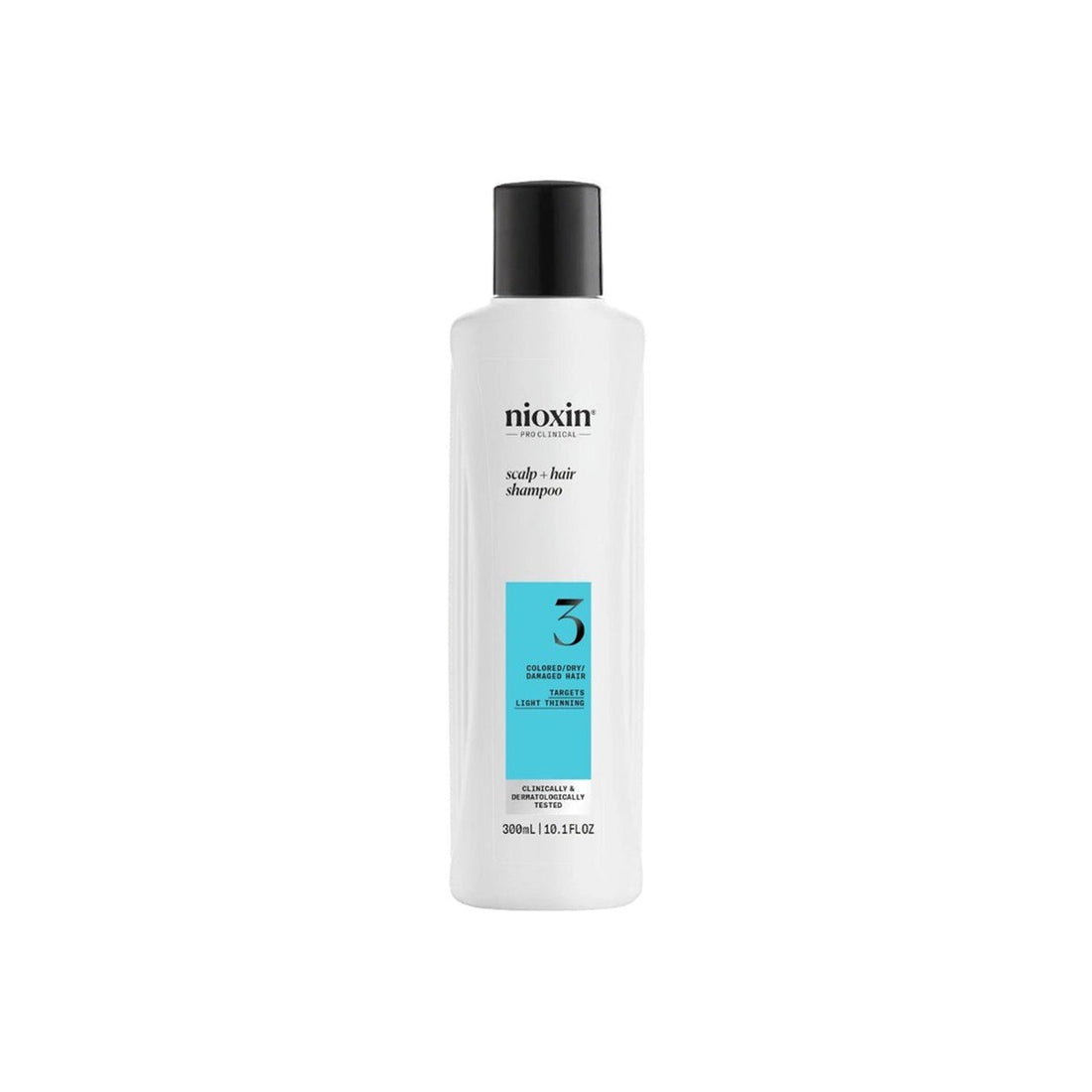 Nioxin System 3 - Shampoo - Dyed and Damaged Hair with Mild Weakening 300 ml