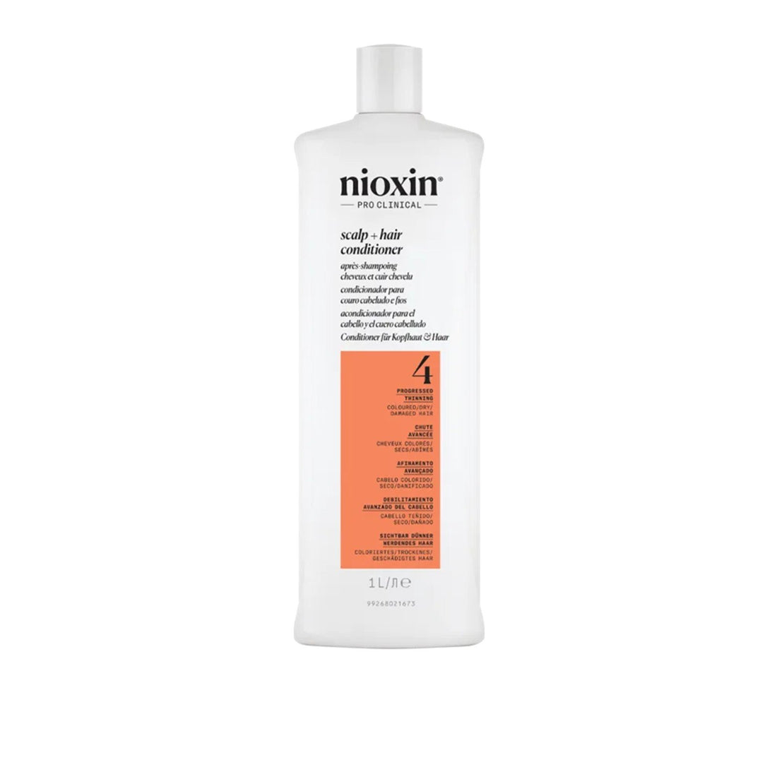 Nioxin System 4 - Conditioner - Dyed and Damaged Hair with Advanced Weakening 1000 ml