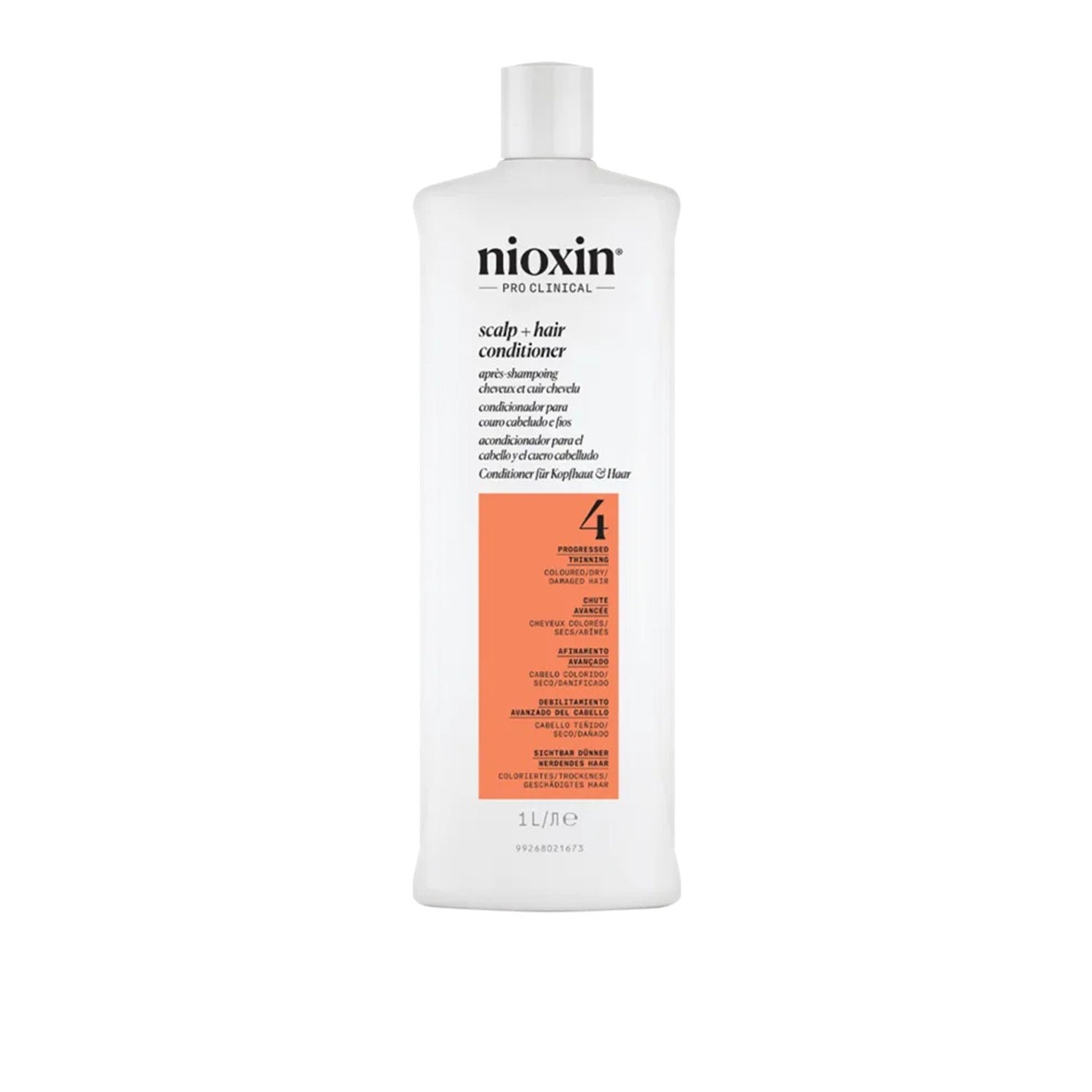 Nioxin System 4 - Conditioner - Dyed and Damaged Hair with Advanced Weakening 1000 ml