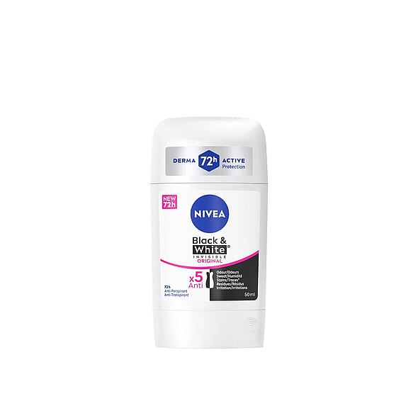Nivea Black &amp; White Invisible Original Anti-Perspirant Stick 50ml