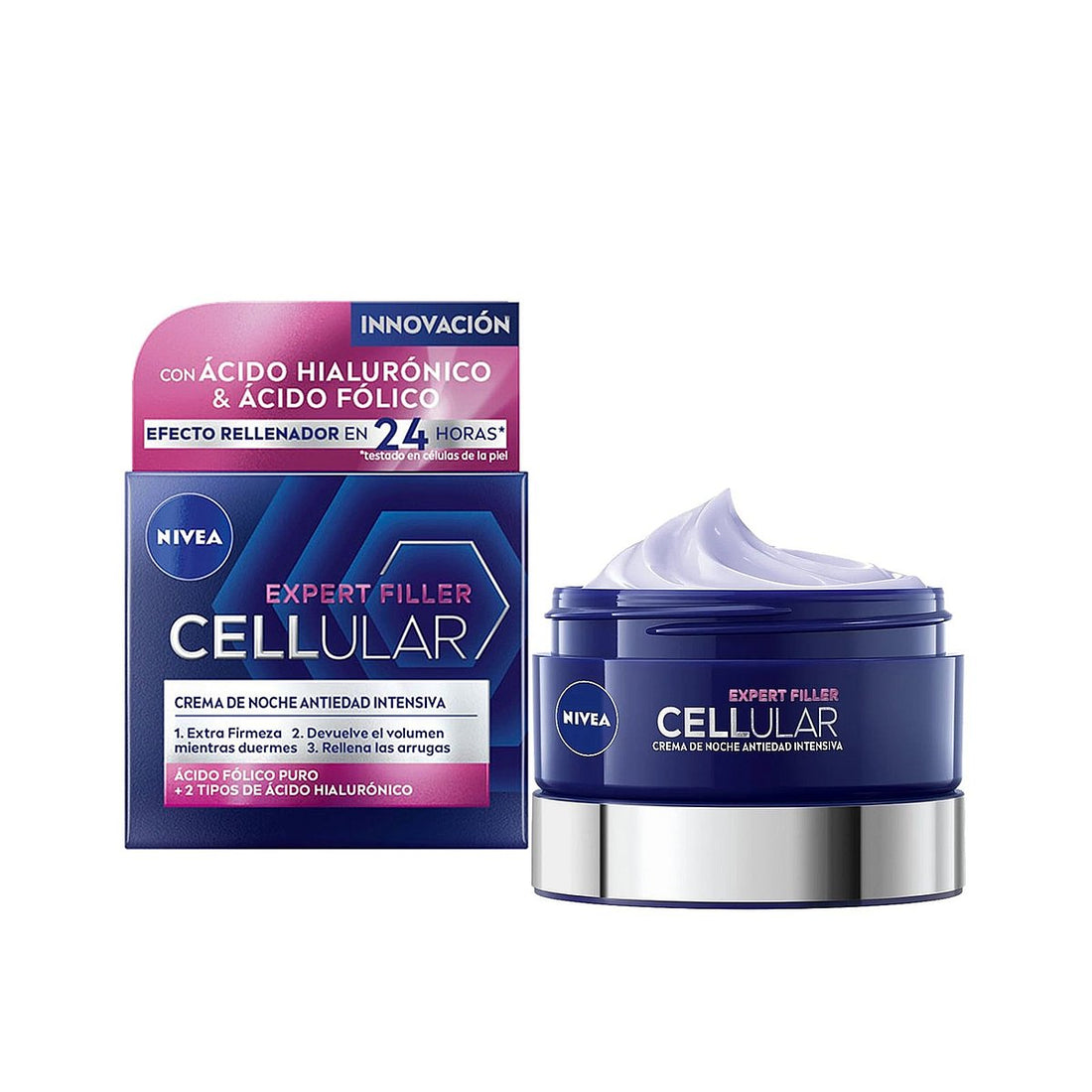 Nivea Cellular Filler Hyaluronic &amp; Folic Night Cream 50 ml