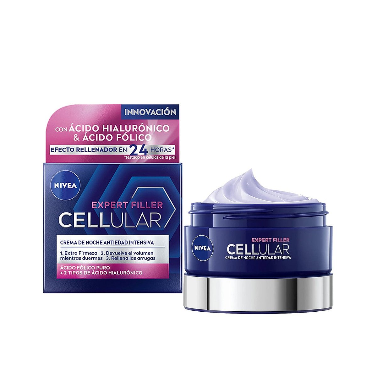 Nivea Cellular Filler Hyaluronic &amp; Folic Night Cream 50 ml