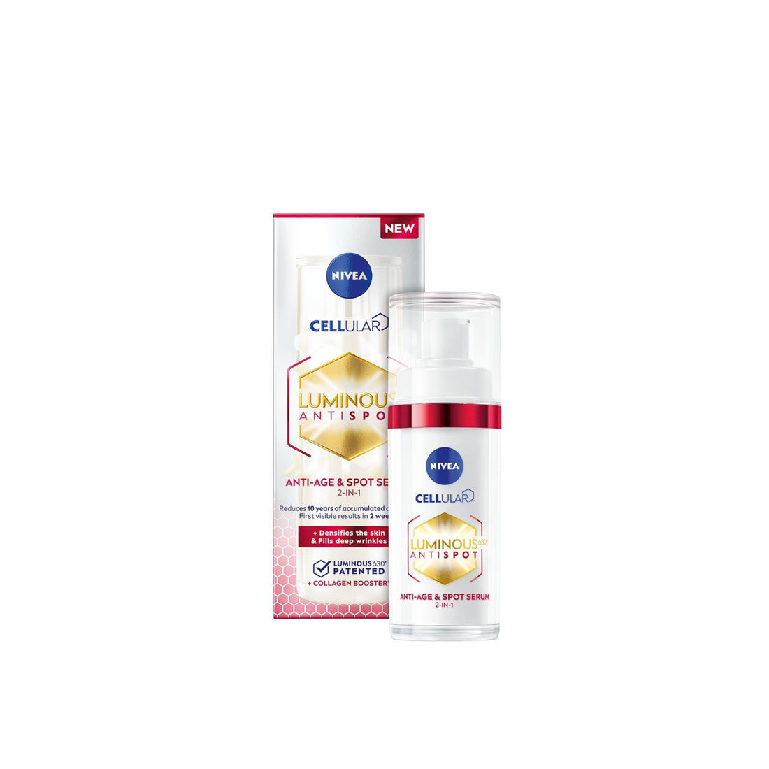 Nivea Cellular Luminous 630 2-In-1 Anti-Age &amp;amp; Spot Serum 30ml