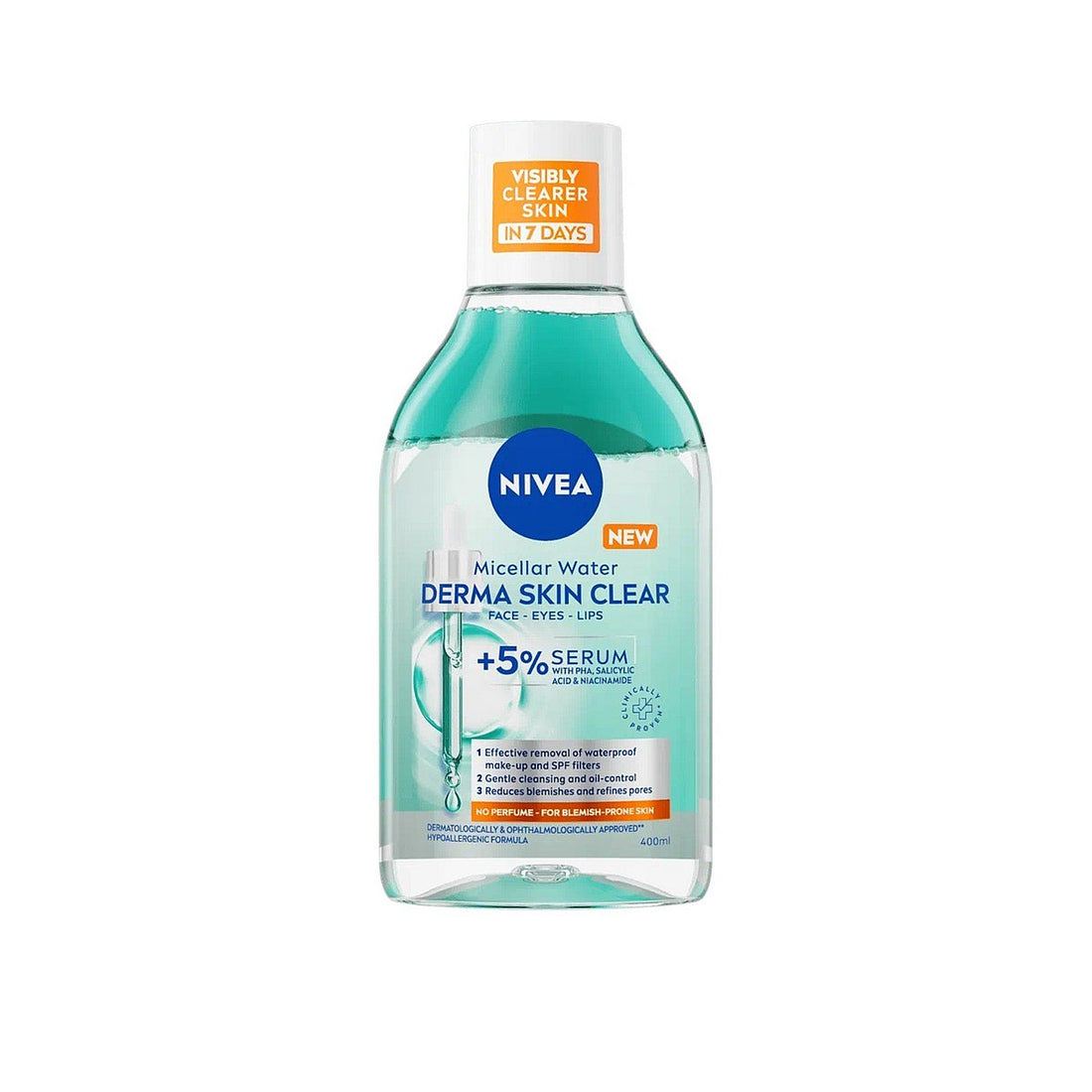 Nivea Derma Skin Clear Água Micelar 400ml