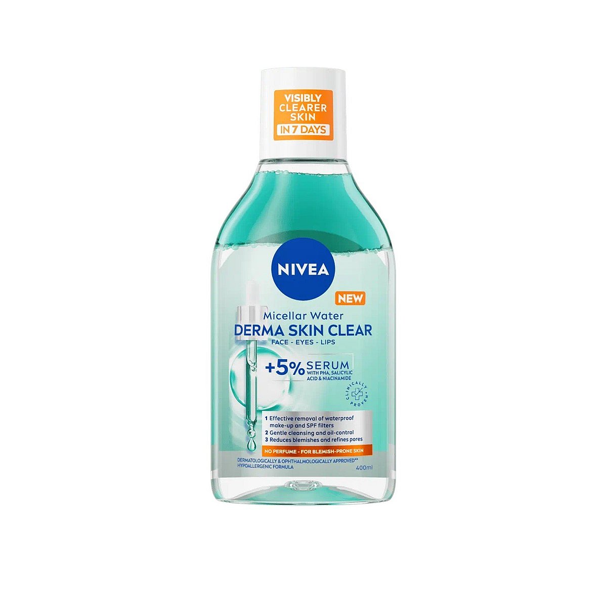 Nivea Derma Skin Clear Água Micelar 400ml