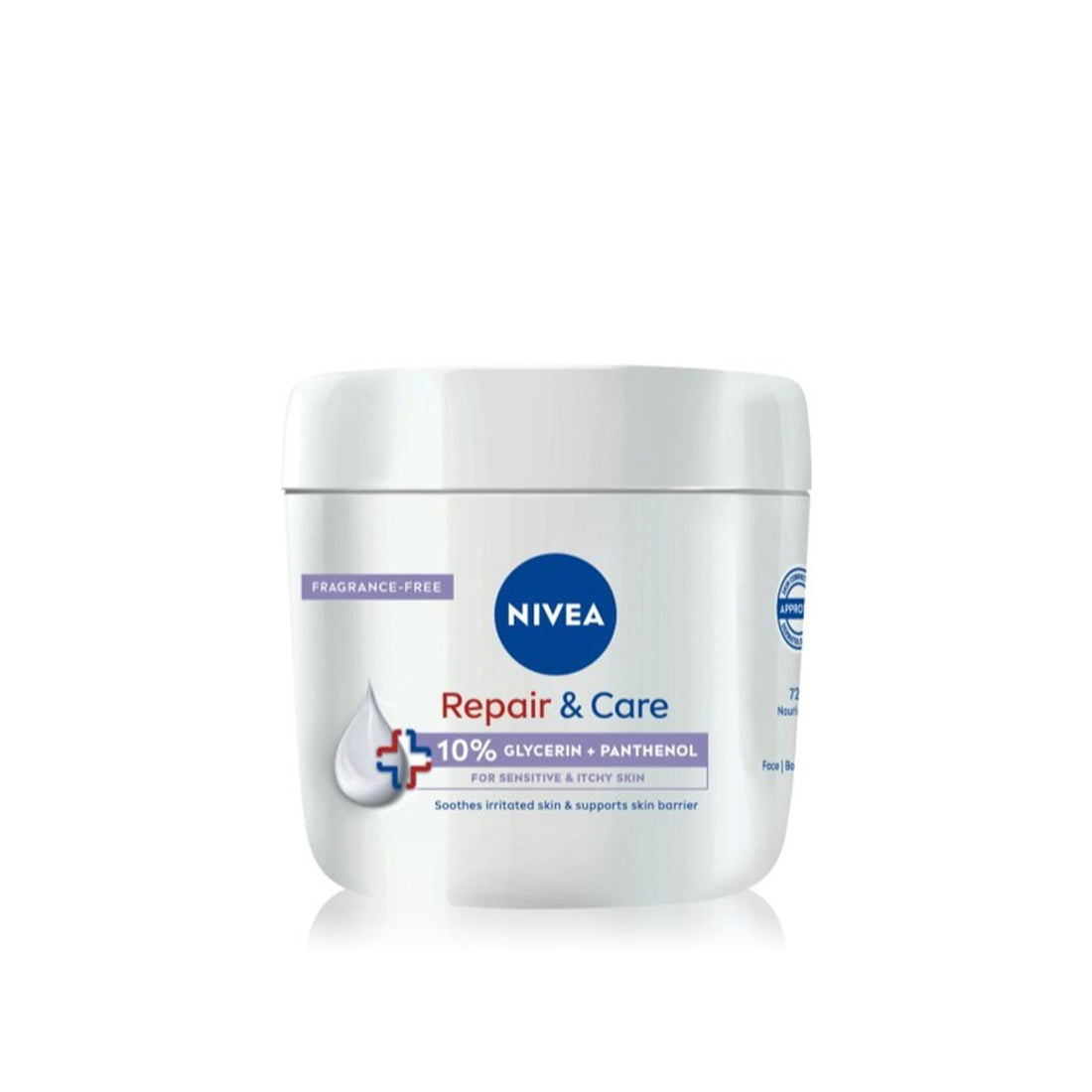 Nivea Repair &amp;amp; Care Fragrance-Free Body Cream 400ml