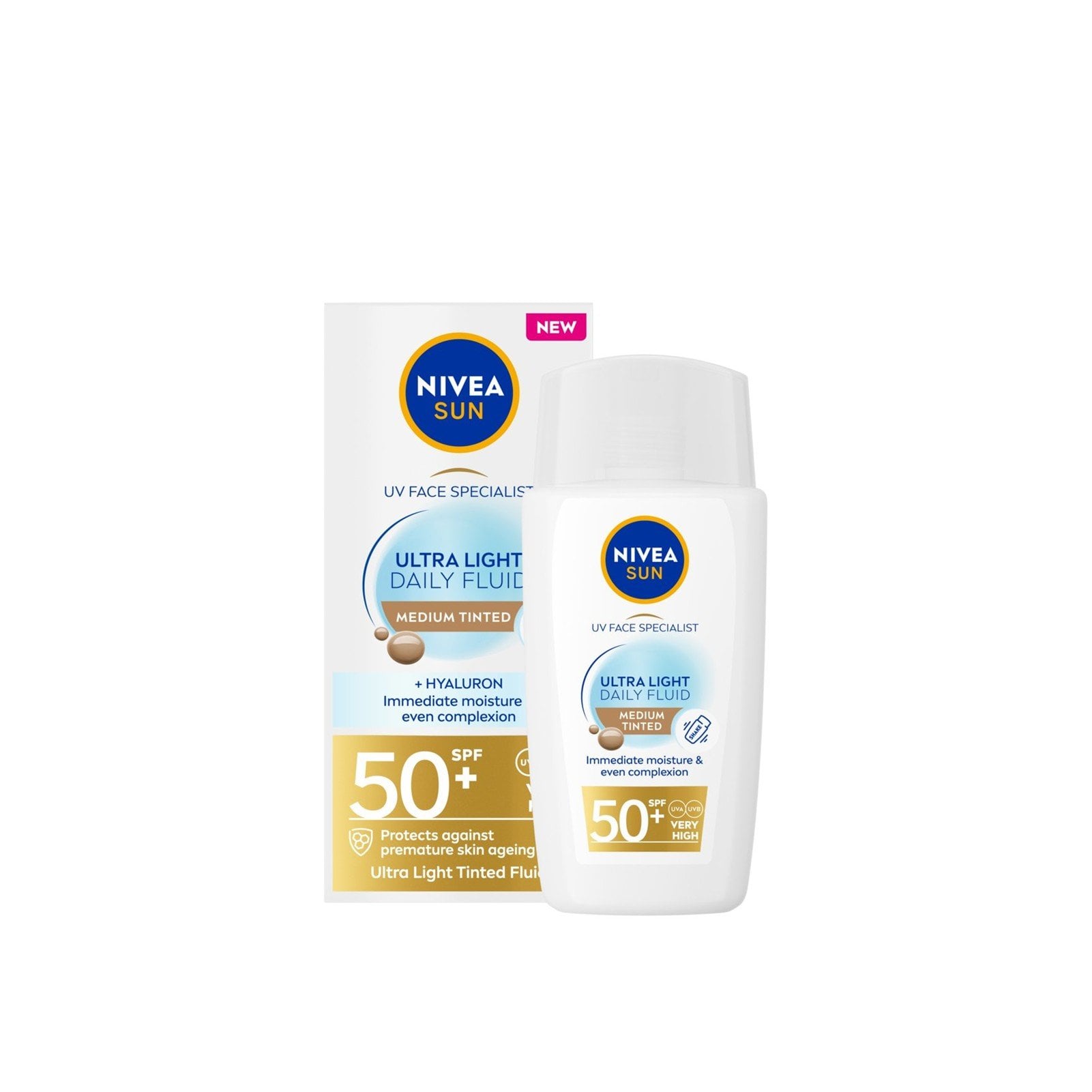 Nivea Daily Sun Fluid Facial Protection SPF50+ 