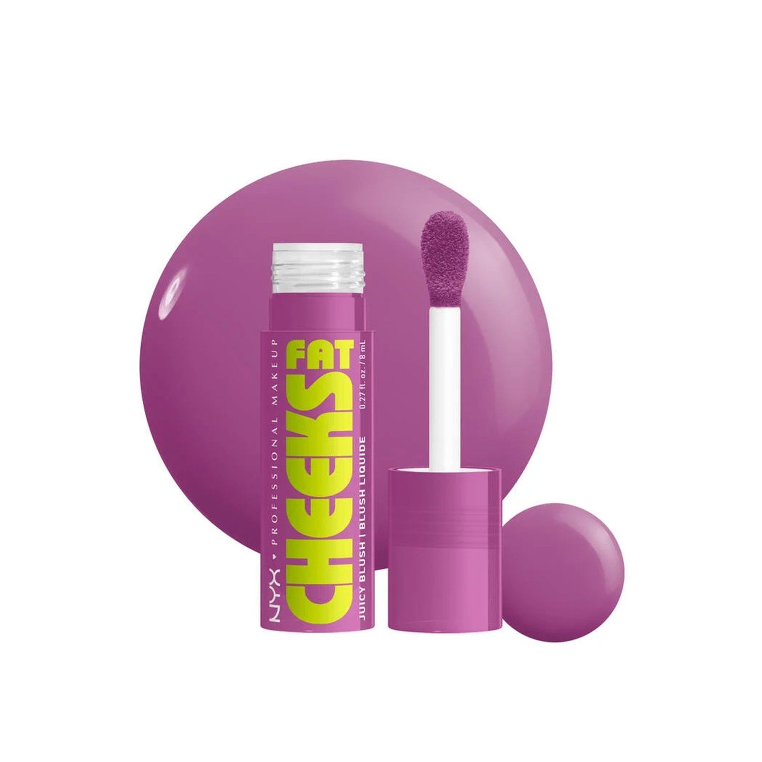 Nyx Professional Make Up NYX Pro Makeup Fat Cheeks Blush Suculento e Volumoso Plum Pop 8ml