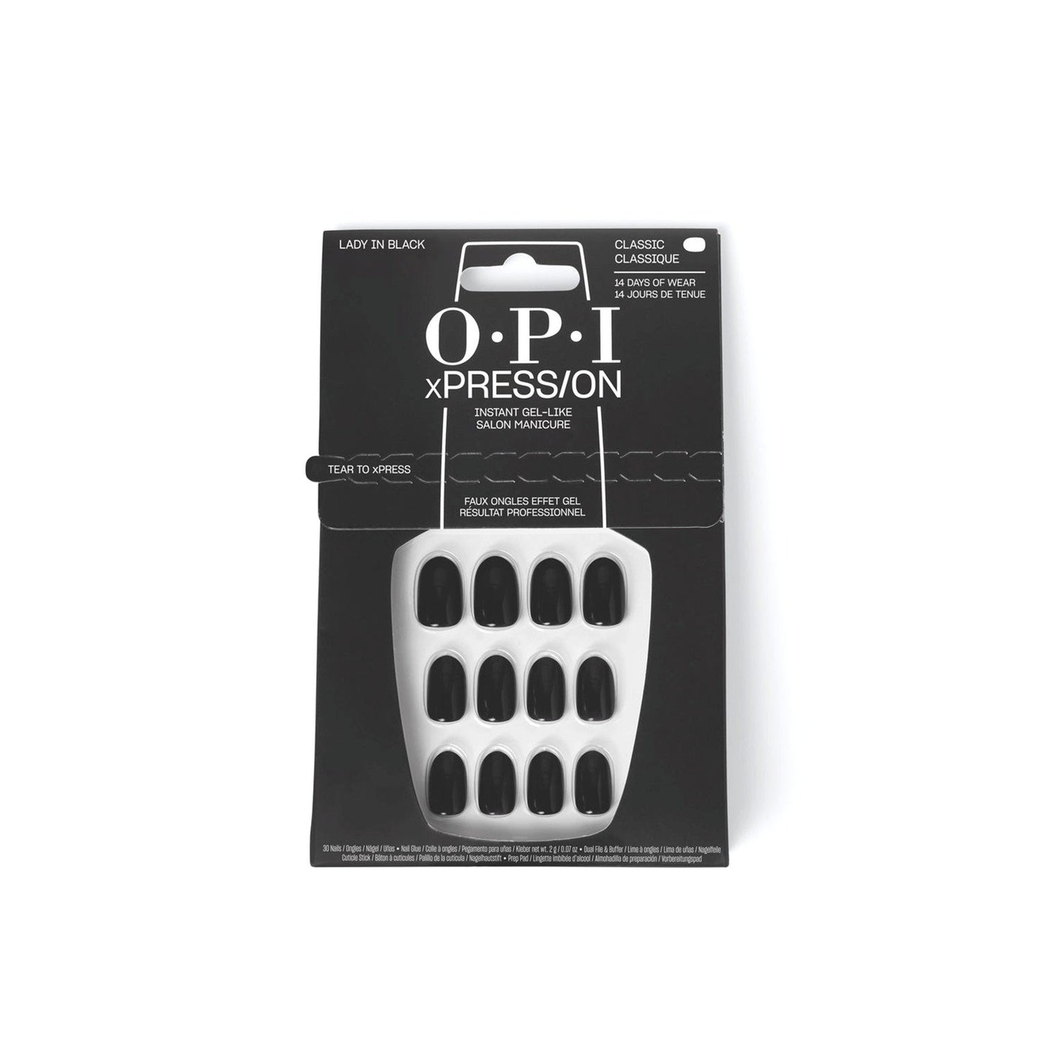 OPI Xpress/on Artificial Nails Iconic Shades 