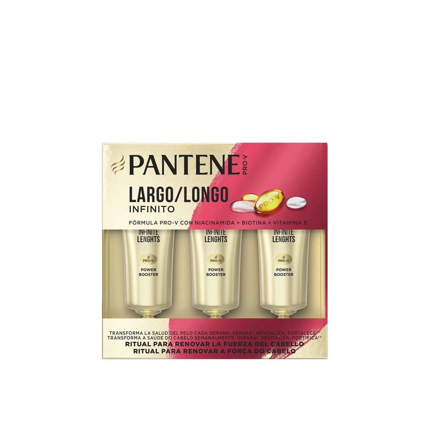 Pantene Pro-V Infinite Lenghts Power Booster 3x15ml