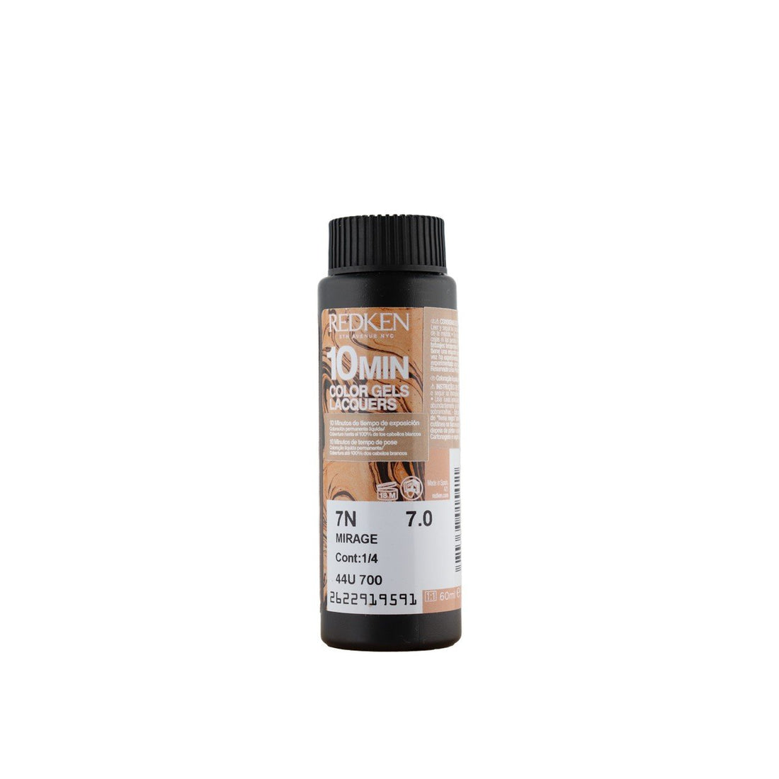 Redken Color Gels Lacquers 10 Minute Permanent Hair Dye 7N Mirage 60ml