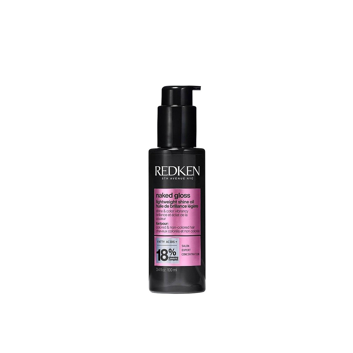 Redken Naked Gloss Ultra-Light Oil with a Mirror-Like Shine and Thermal Protection 100 ml
