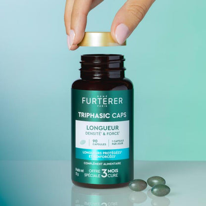 René Furterer Triphasic Caps Length Density &amp; Strength x90