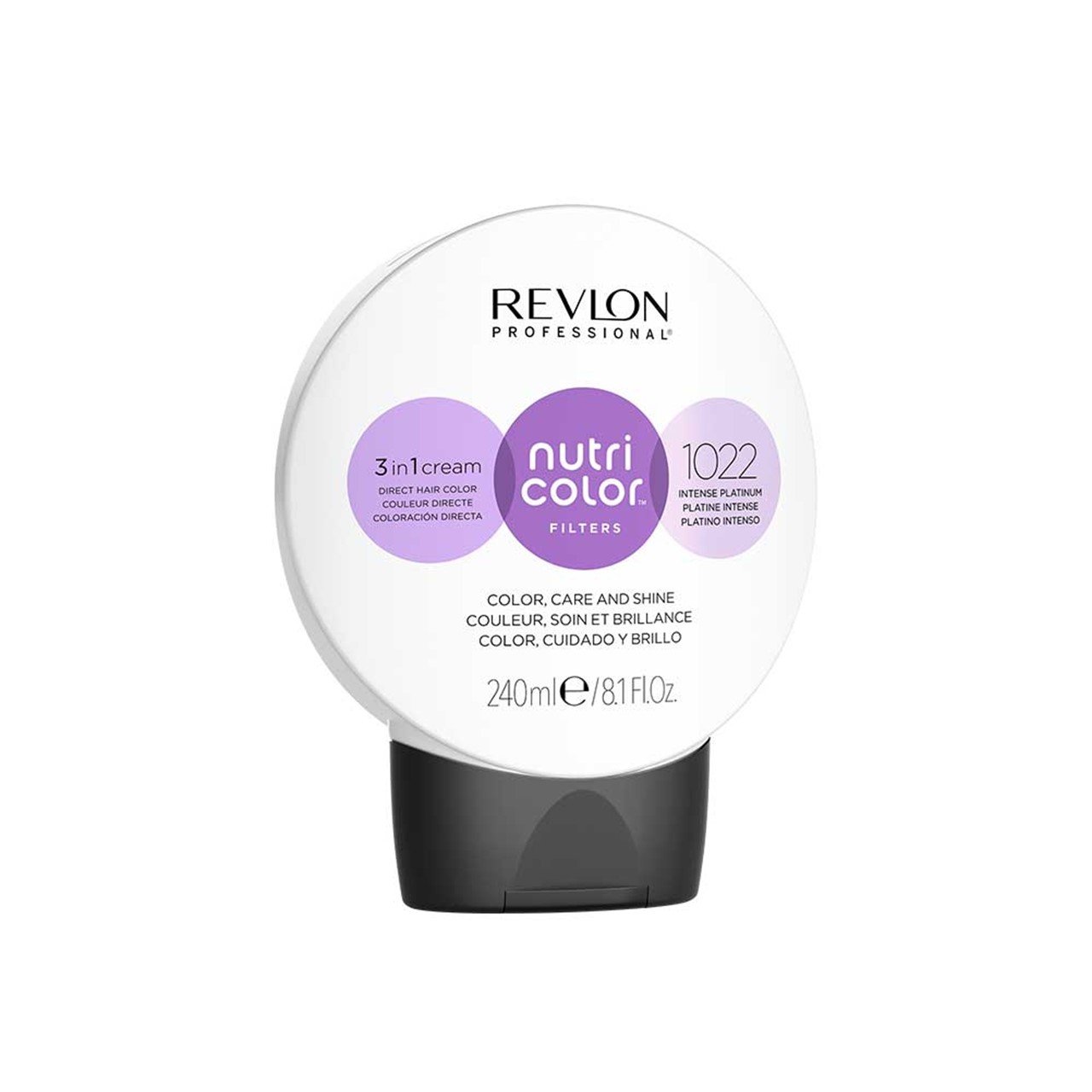 Revlon Professional Nutri Color Filters 3-In-1 Cream Hair Dye 1022 Intense Platinum 240ml