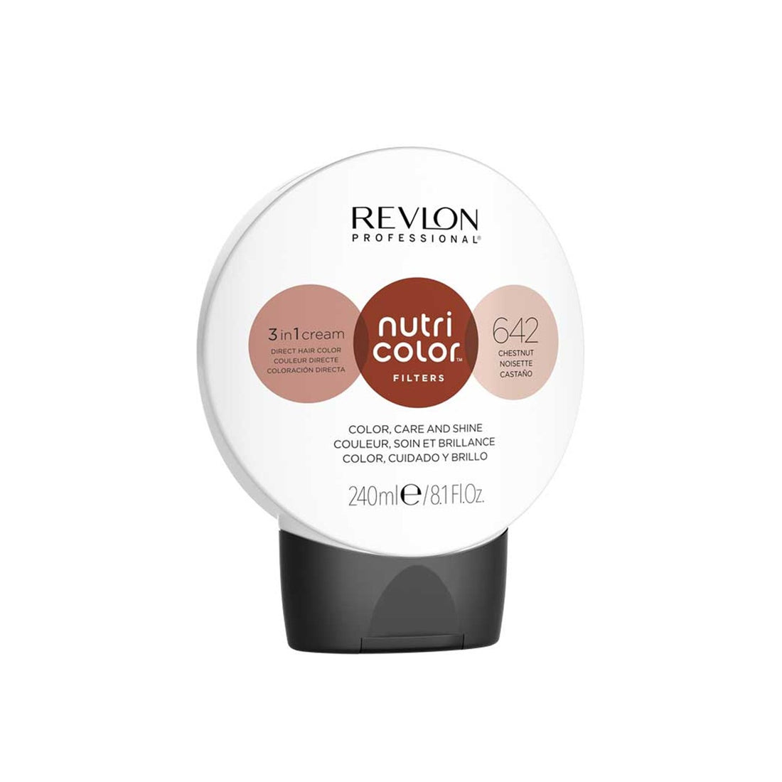 Revlon Professional Nutri Color Filters 3-In-1 Cream Hair Dye 642 Chestnut 240ml