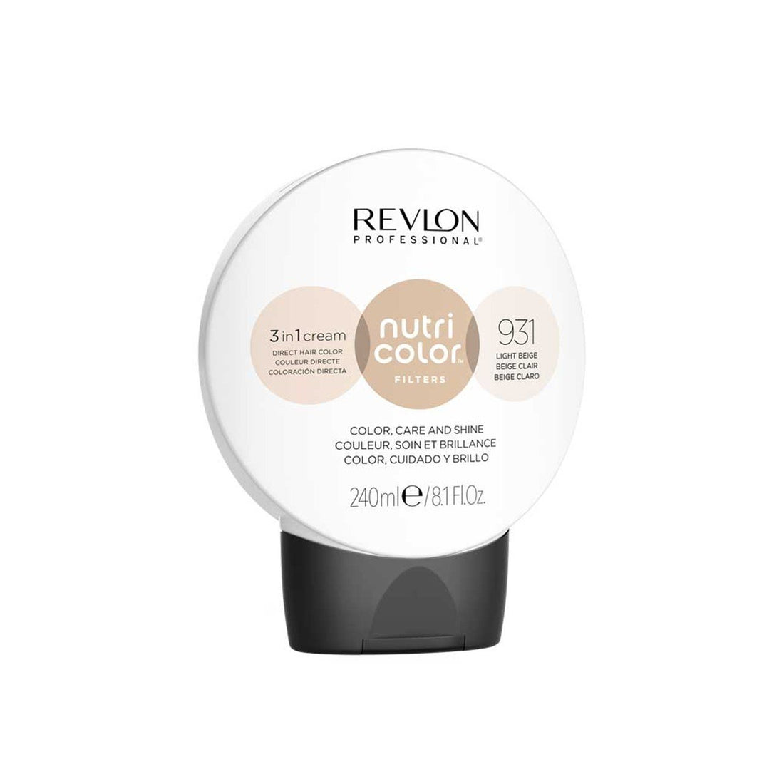 Revlon Professional Nutri Color Filters 3-In-1 Cream Hair Dye 931 Light Beige 240ml