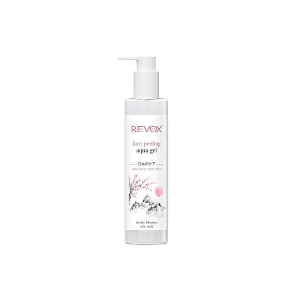 Revox B77 Japanese Routine Face Peeling Aqua Gel 250ml gently exfoliates, hydrates, and soothes your skin