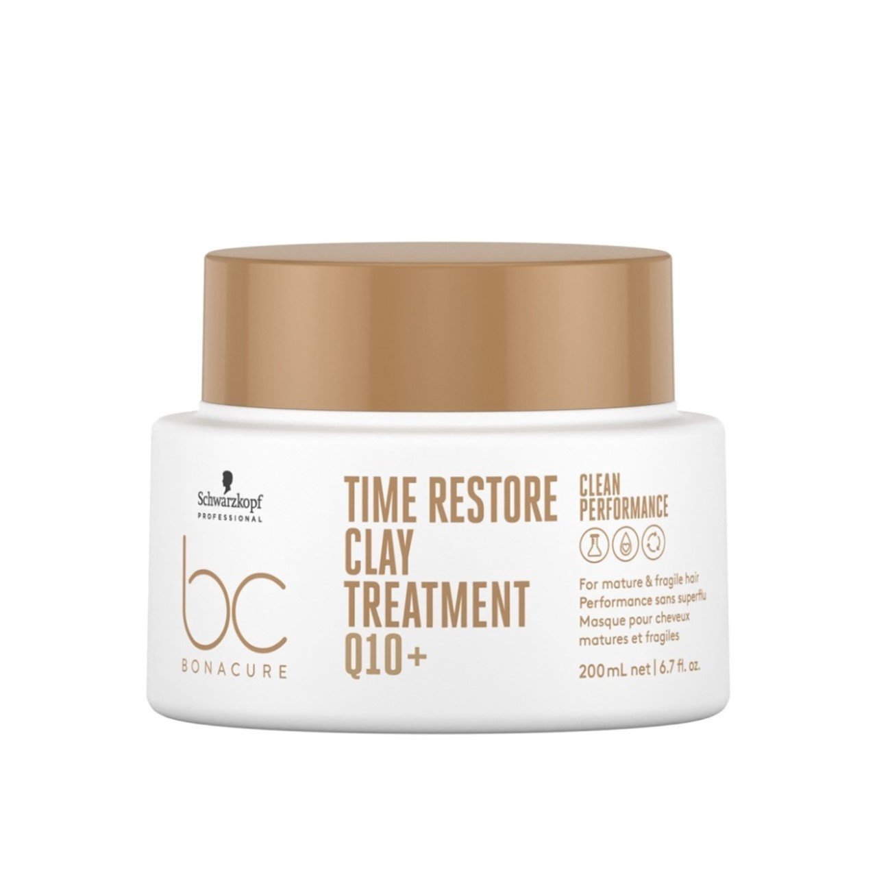 Schwarzkopf BC Q10+ Time Restore Clay Treatment Mask 200ml