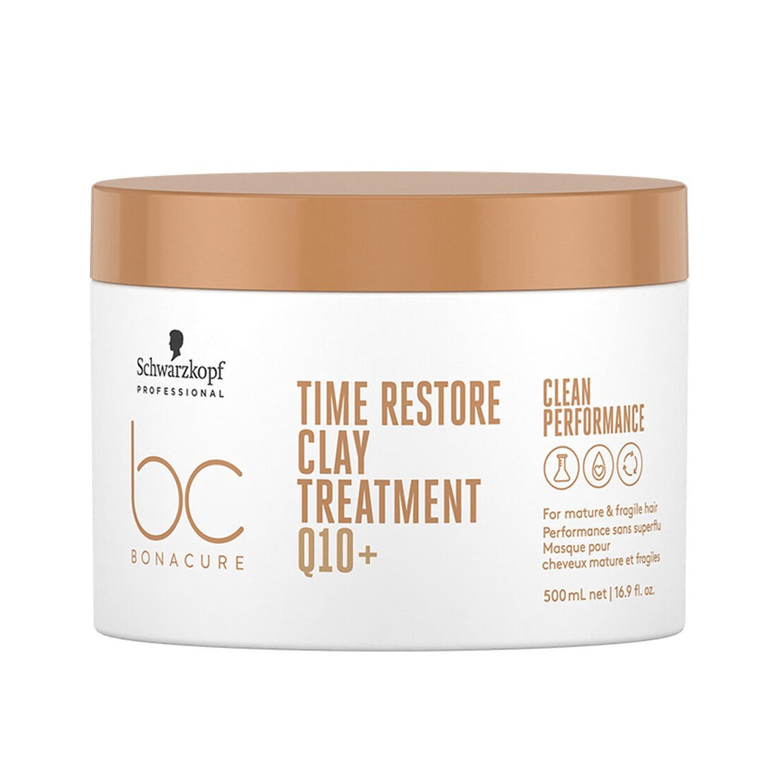 Schwarzkopf BC Q10+ Time Restore Clay Treatment Mask 500ml