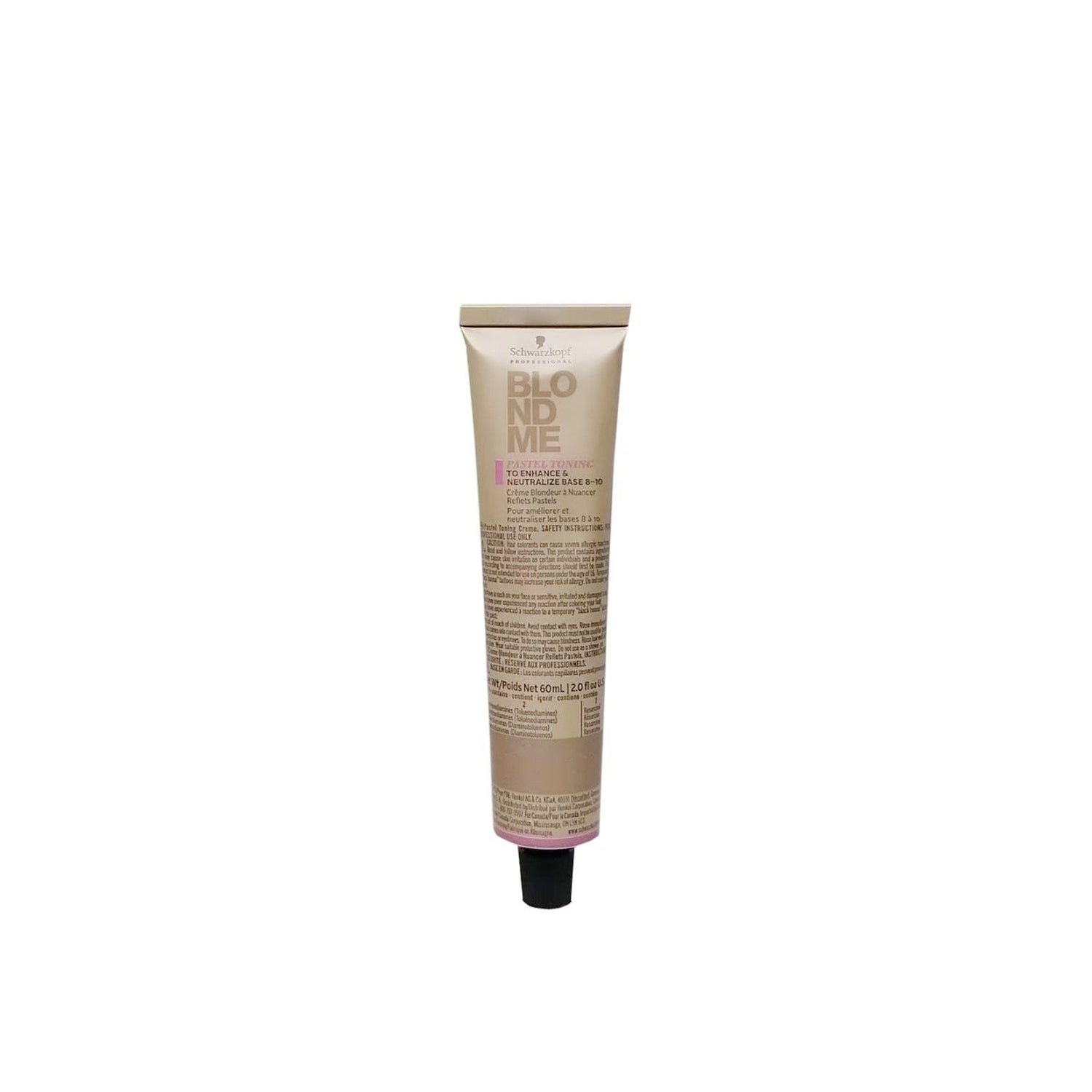 Schwarzkopf BLONDME Pastel Toning Creme T-Ice 60ml