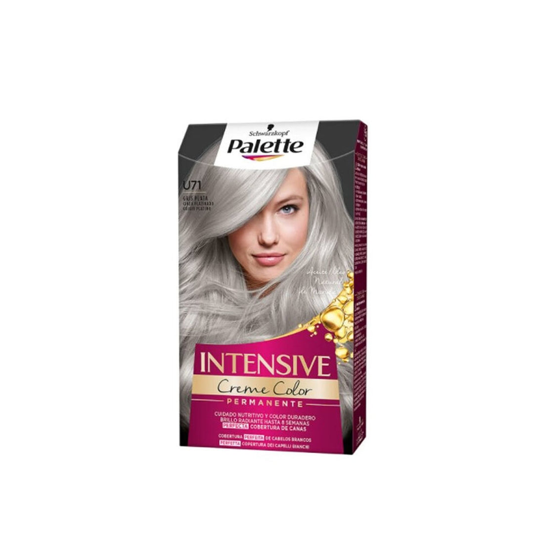 Schwarzkopf Palette Intense Color Cream U71 Grey Silver