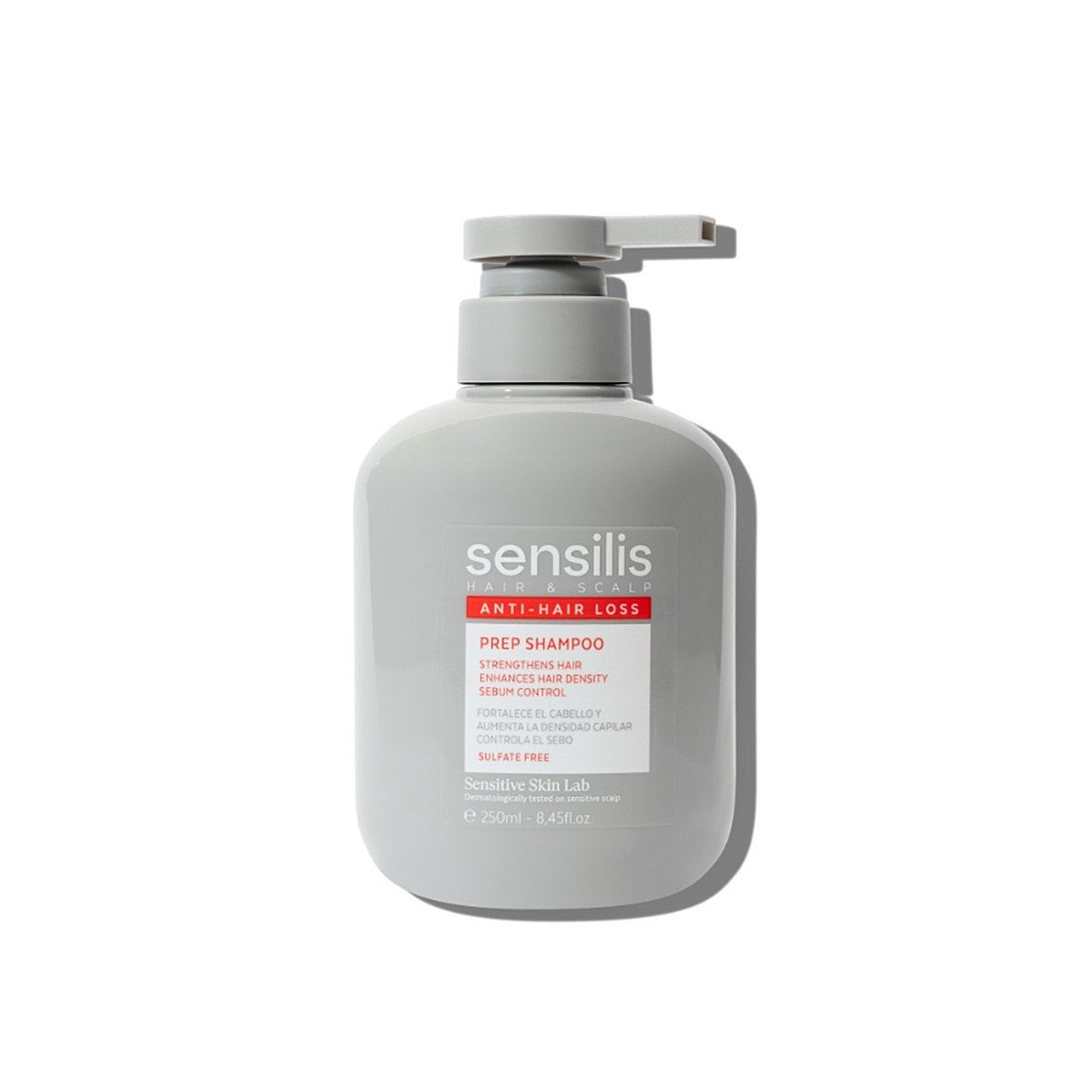 Sensilis Hair Prep Shampoo Sulfate-Free Shampoo to Prepare Anti-Hair Loss Treatments 250 ml