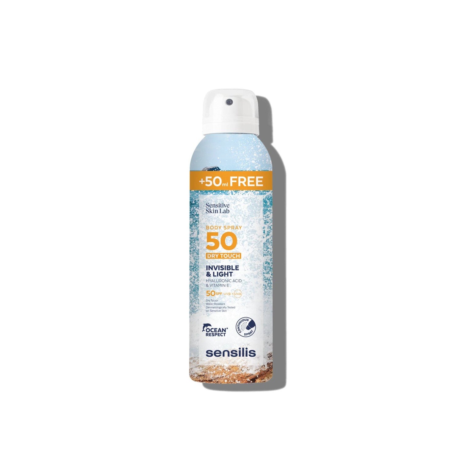Sensilis Invisible &amp; Light Body Spray SPF50+ 250 ml