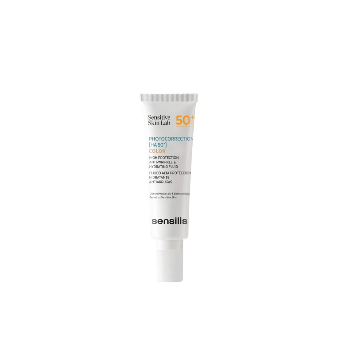 Sensilis Photocorrection [HA 50+] Color High Protection Anti-Wrinkle &amp;amp; Hydrating Fluid SPF50+ 50ml