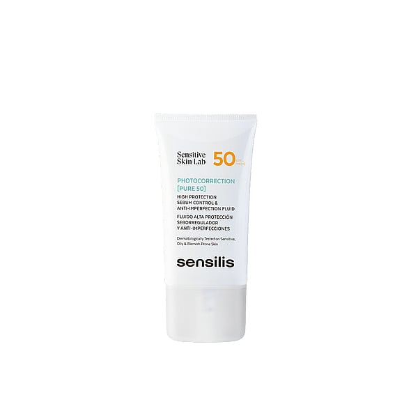 Sensilis Photocorrection [Pure 50] High Protection Sebum Control &amp; Anti-Imperfection Fluid SPF50 40ml