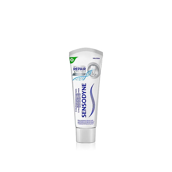 Sensodyne Repair &amp; Protect Whitening Toothpaste 75ml reduces sensitivity and gently whitens teeth
