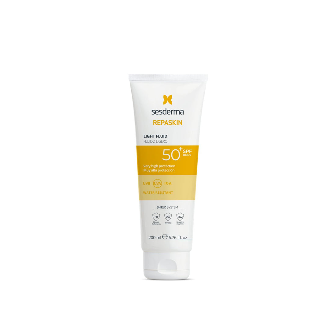 Sesderma Repaskin Light Fluid Face and Body Sunscreen SPF50+ 200ml