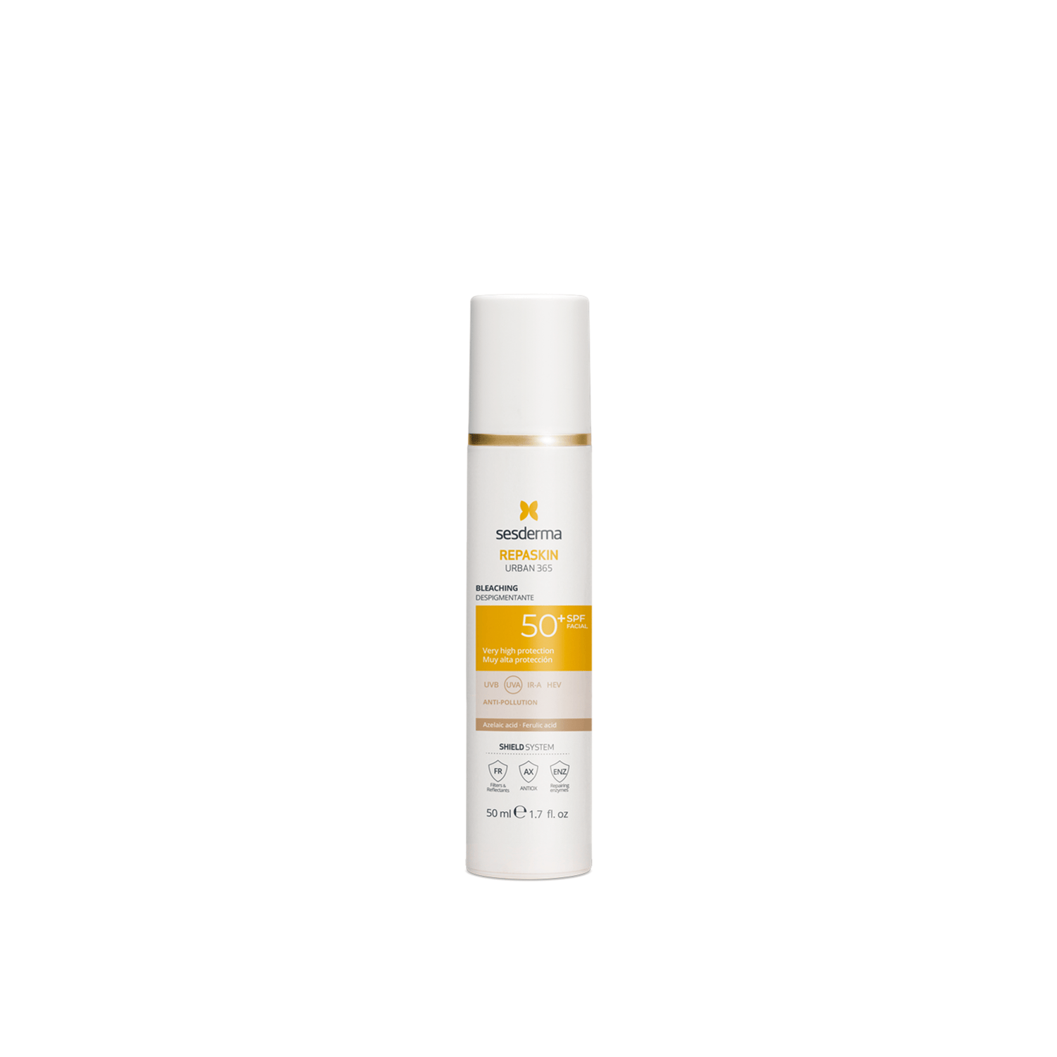 Sesderma Repaskin Urban 365 Bleaching Facial Sunscreen SPF50+ 50ml