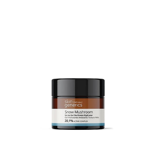 Skin Generics Snow Mushroom Ice to Gel De-Stress Hydrator hydrates, reduces puffiness and soothes the skin