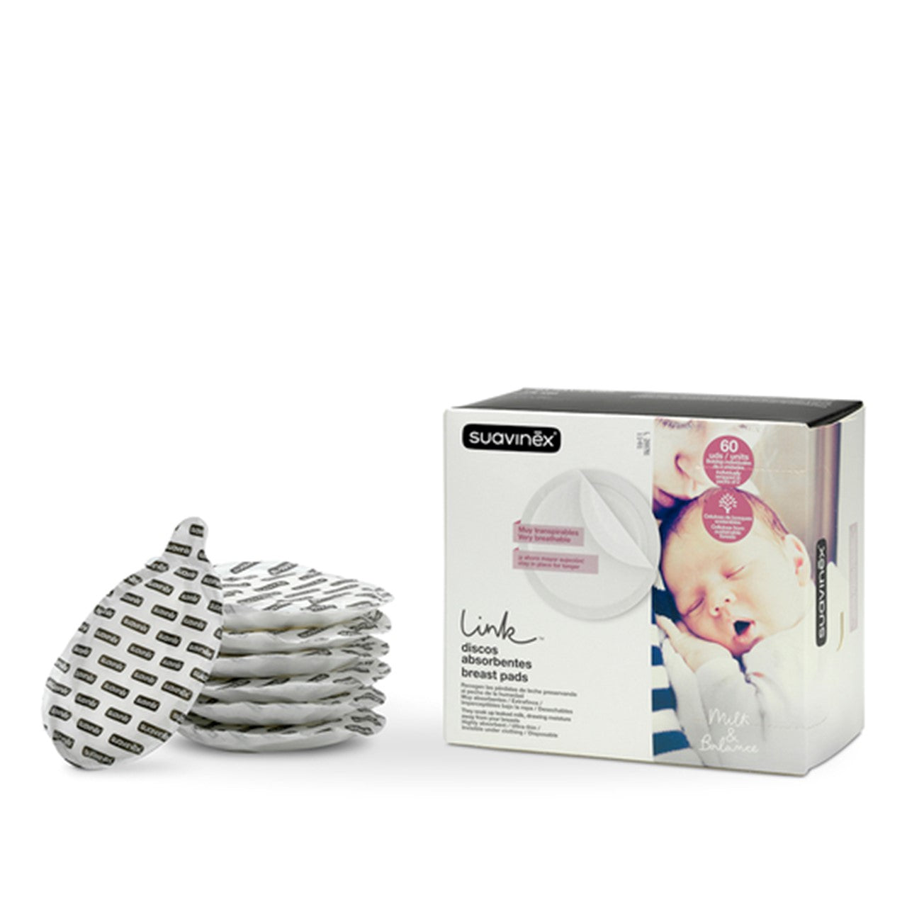 Suavinex Milk &amp;amp; Balance Breast Pads x60