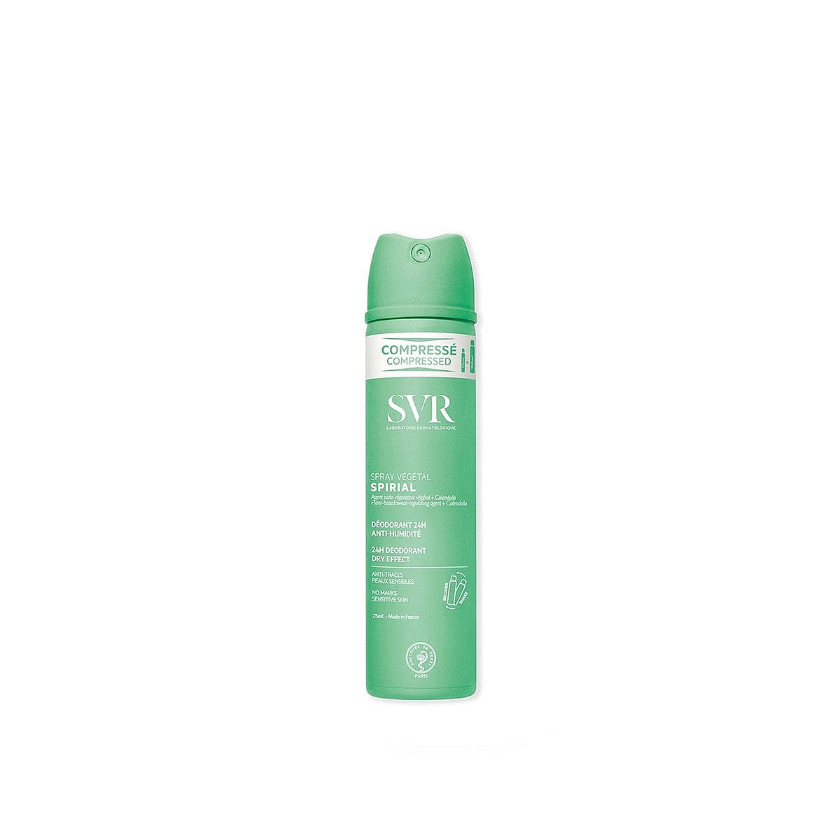 SVR Spirial Desodorizante Spray Anti-Humidade Vegetal 48h 75ml