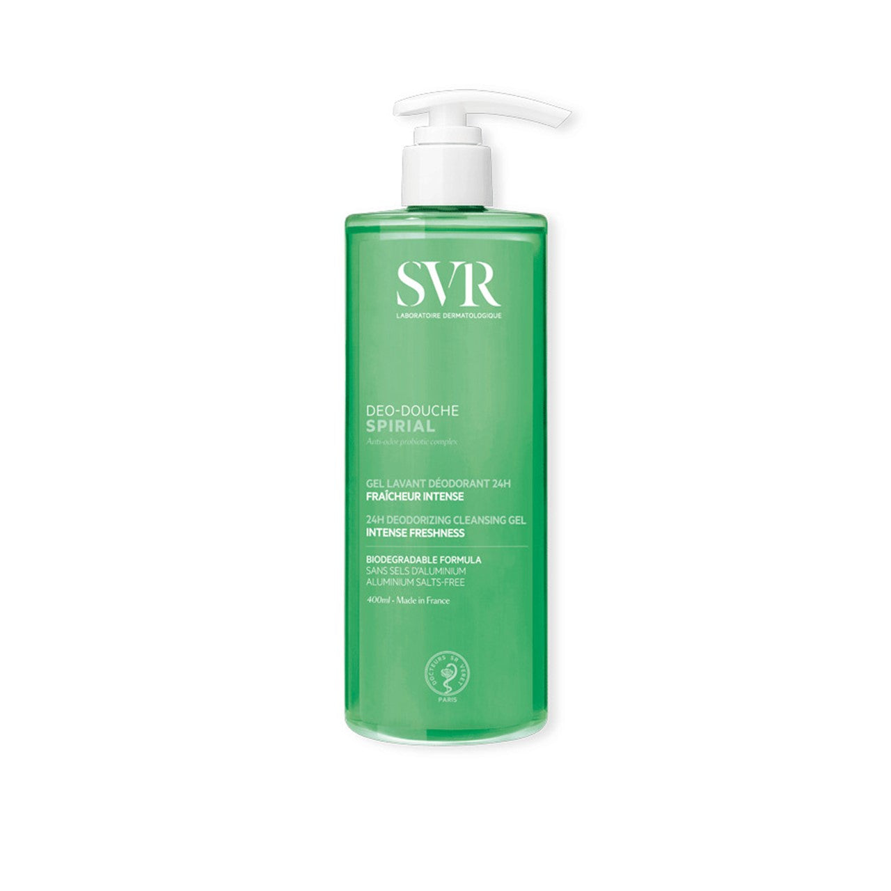 SVR Spirial Déo-Douche Gel de Banho Desodorizante Frescura Intensa 400ml