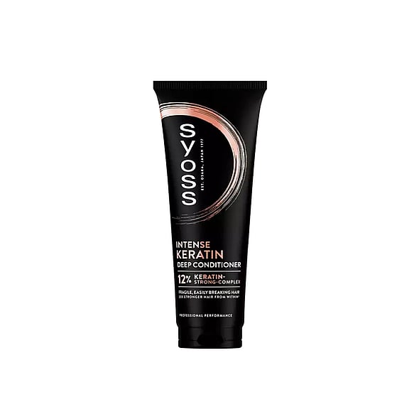Syoss Intense Keratin Deep Conditioner 250ml strengthens and smooths hair