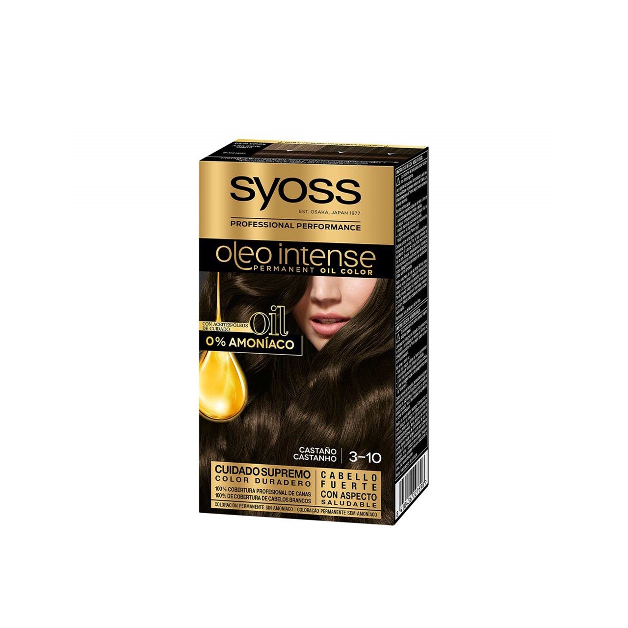 Syoss Oleo Intense Permanent Oil Color Permanent Hair Dye 3-10 Deep Brown