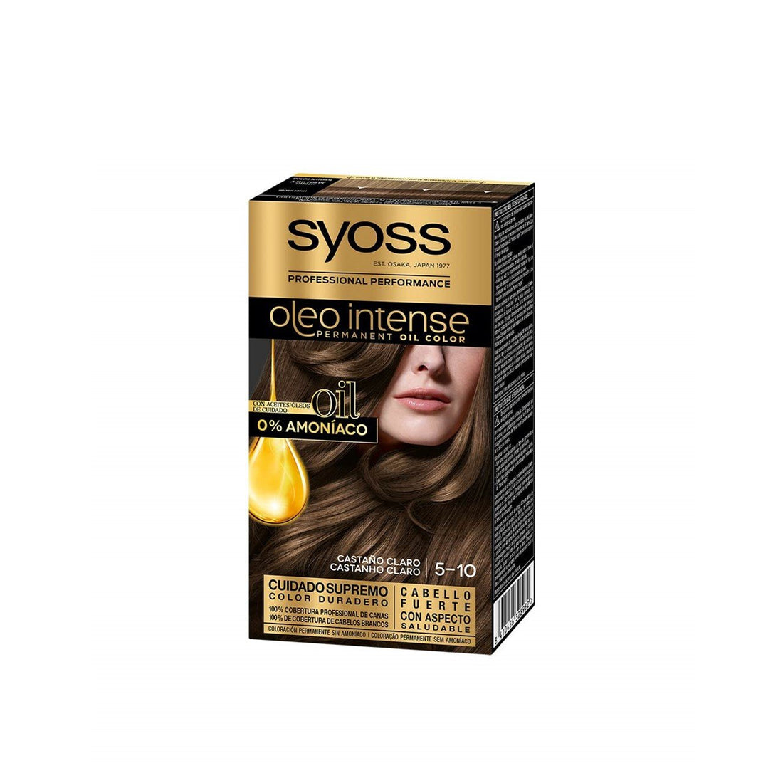 Syoss Oleo Intense Permanent Oil Color Permanent Hair Dye 5-10 Frosty Brown