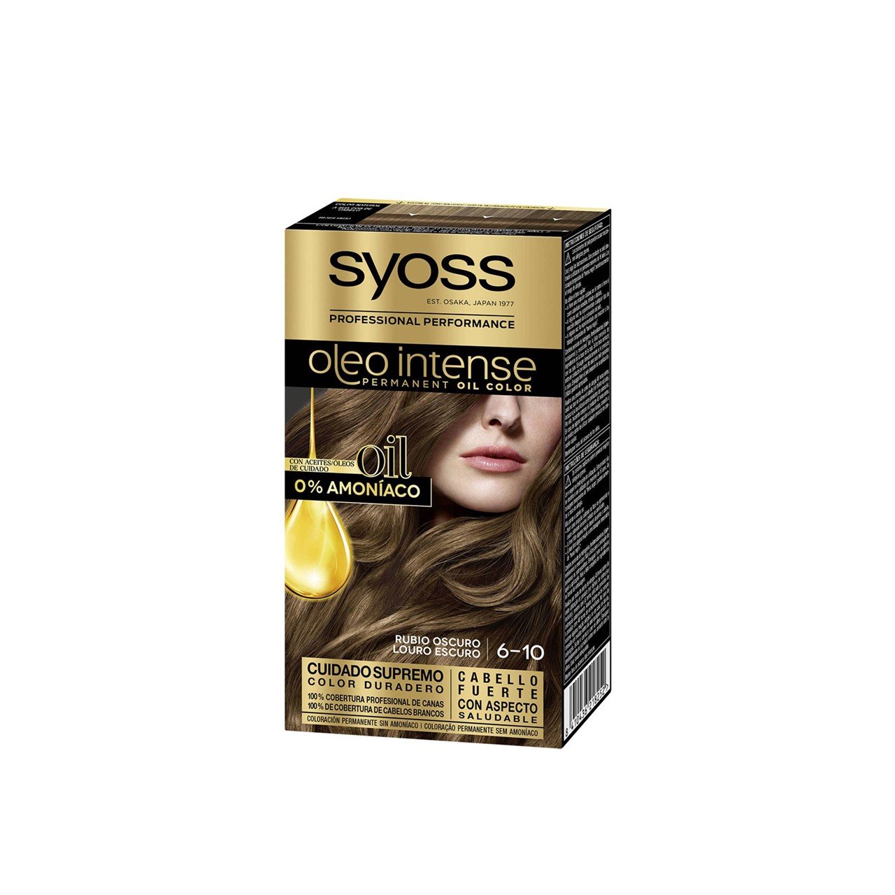 Syoss Oleo Intense Permanent Oil Color Permanent Hair Dye 6-10 Dark Blonde