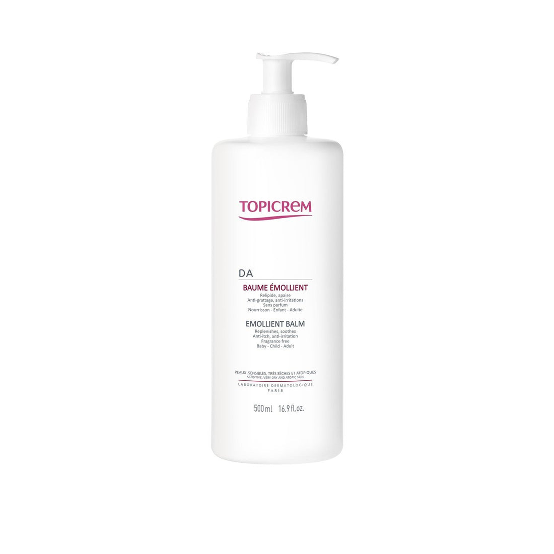 Topicrem DA Emollient Balm 500ml