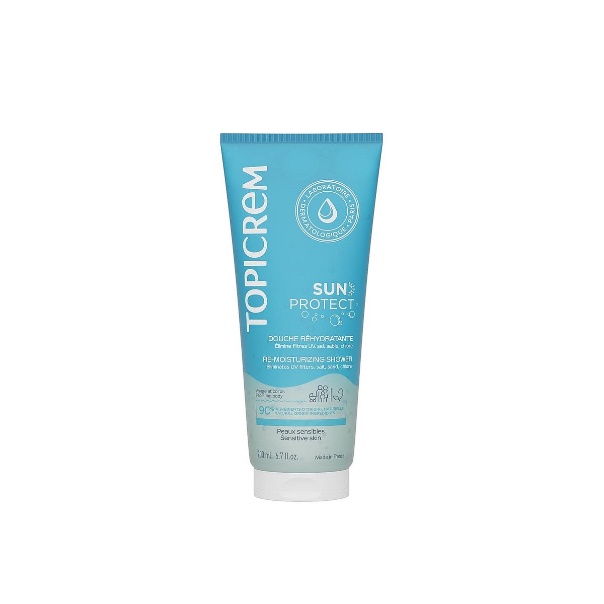 Topicrem SUN PROTECT Gel de Ducha Rehidratante 200 ml