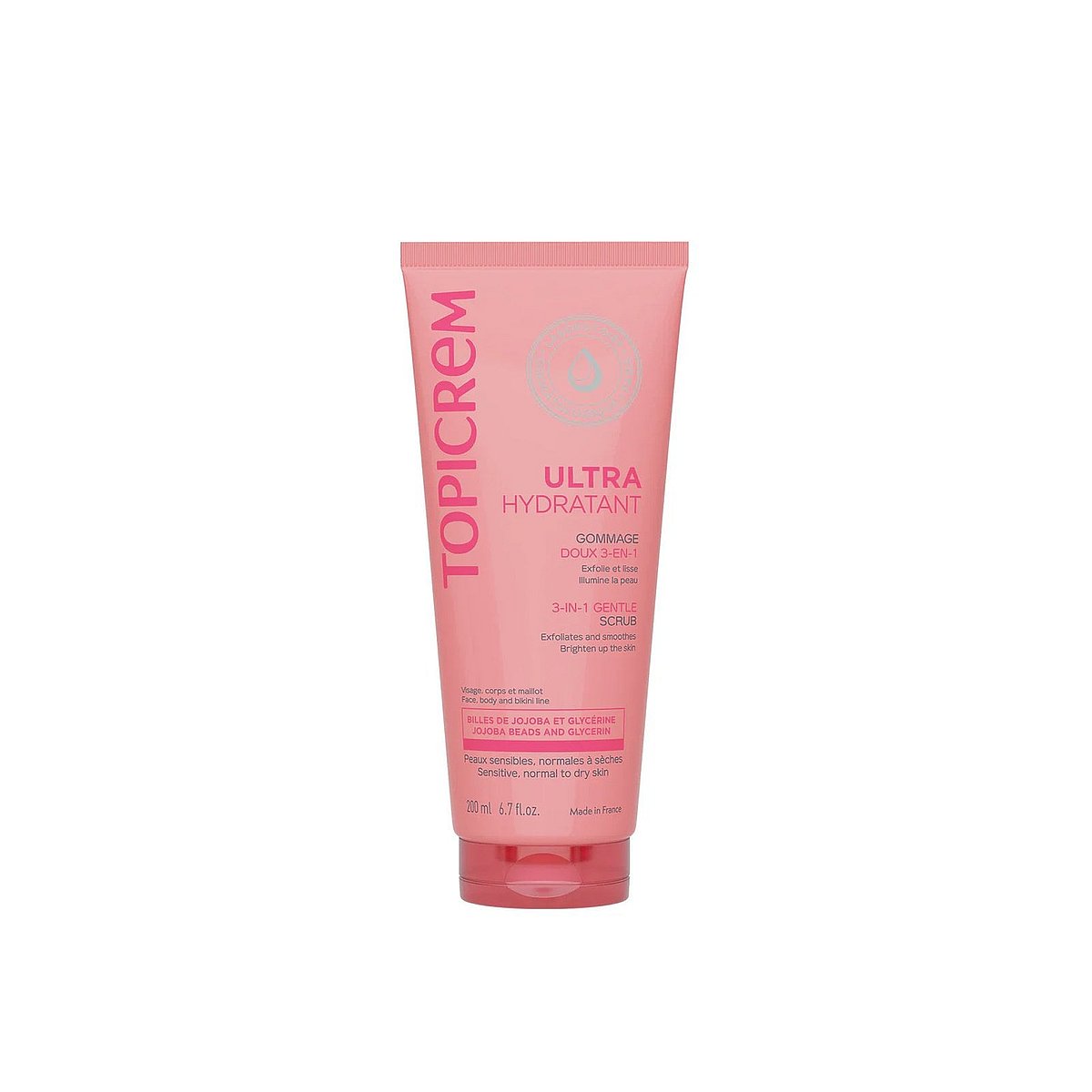 Topicrem Ultra-Moisturizing 3-In-1 Gentle Scrub 200ml