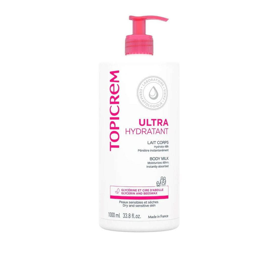 Topicrem Ultra-Moisturizing Body Milk 1L