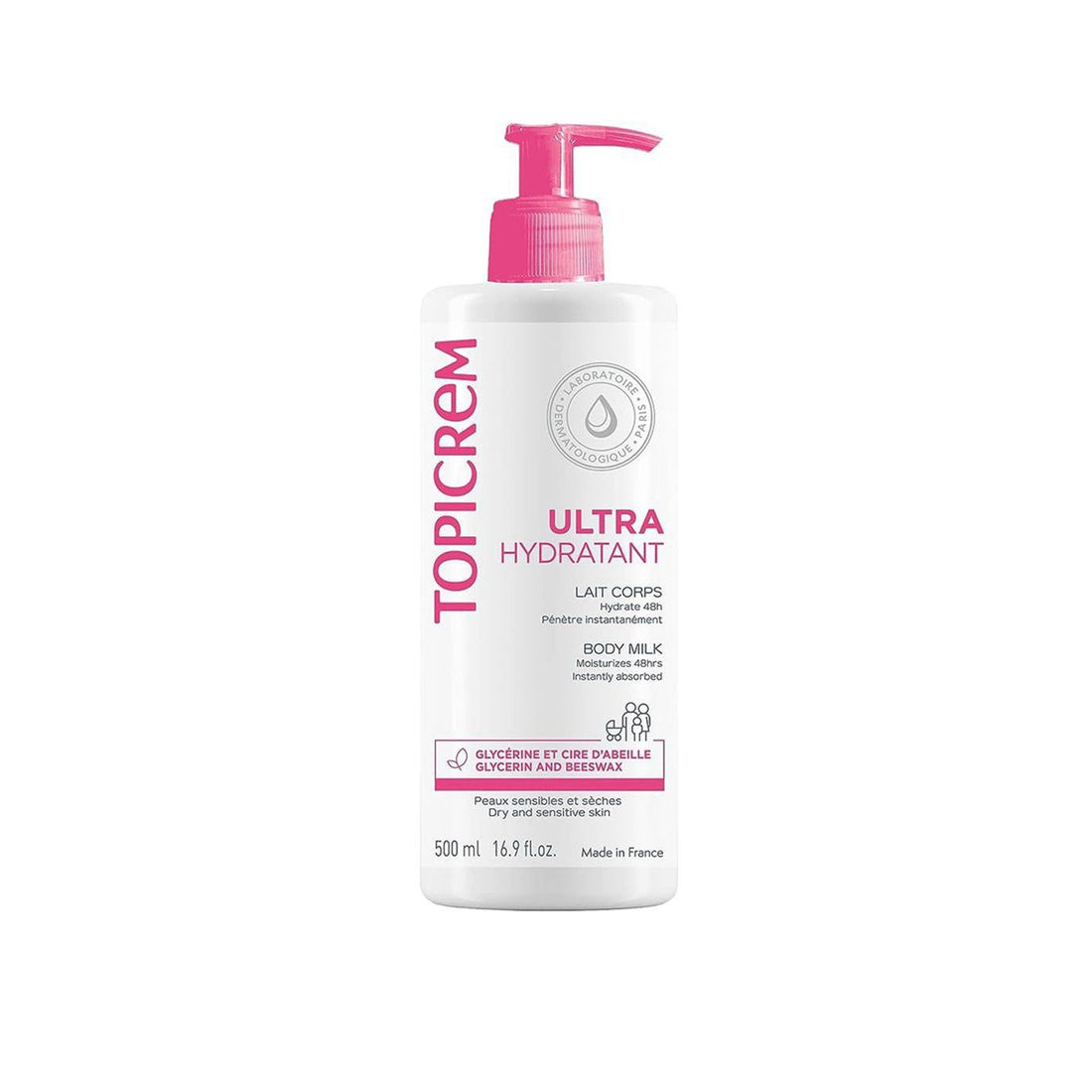 Topicrem Ultra-Moisturizing Body Milk 500ml