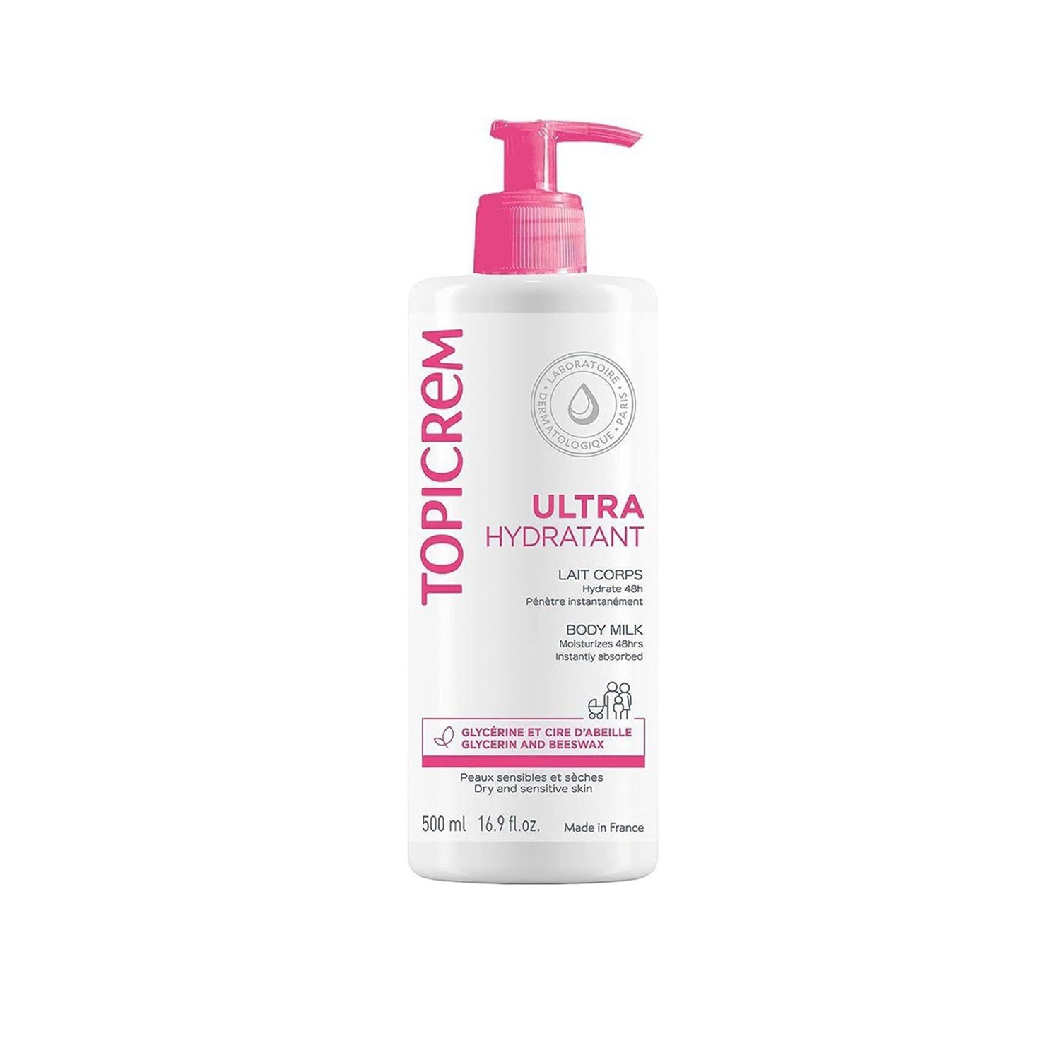 Topicrem Ultra-Moisturizing Body Milk 500ml