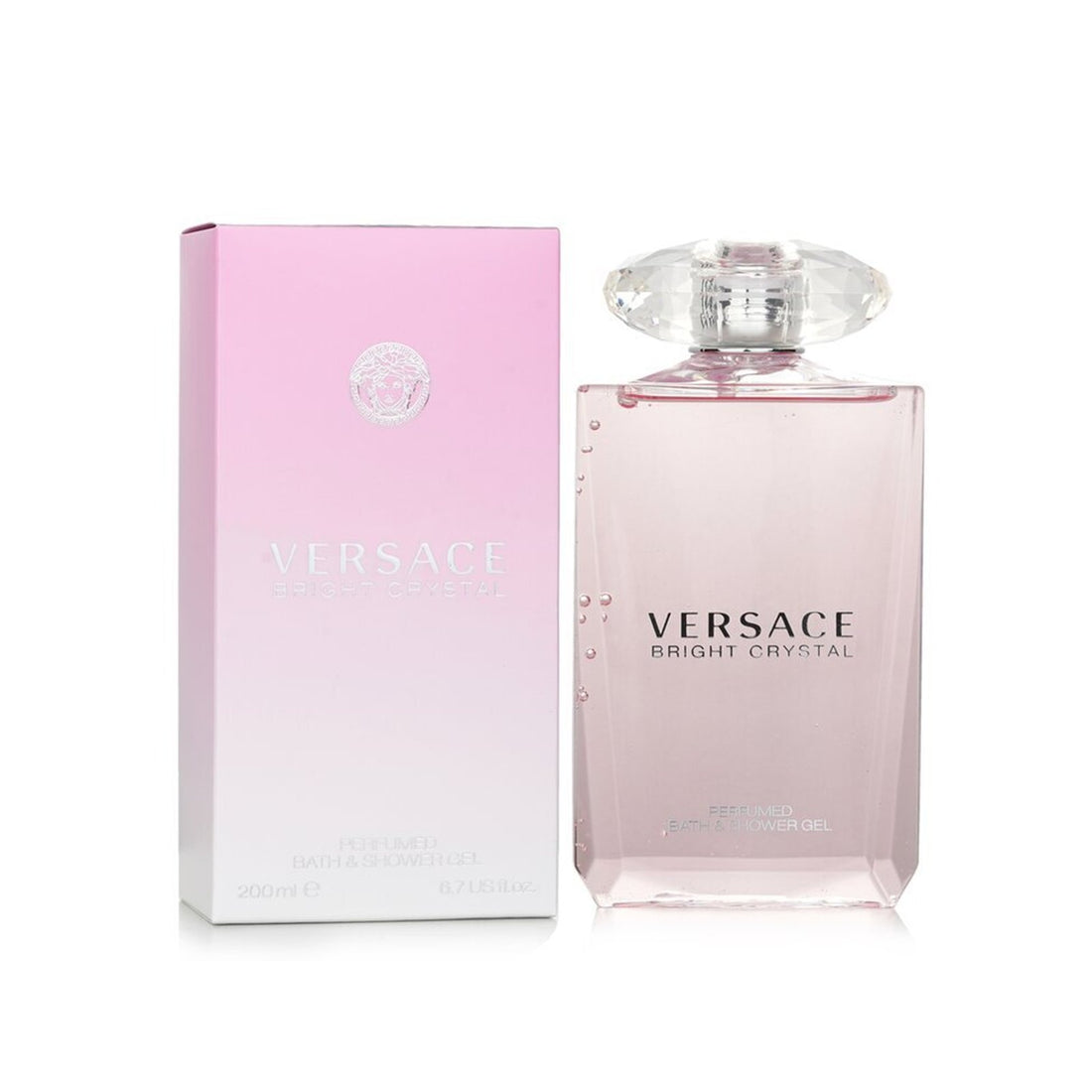 Versace Bright Crystal Perfumed Bath & Shower Gel 200ml